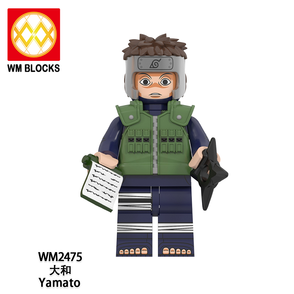 WM6153 lego Anime Naruto yamato sai Tenten mini figures juguetes mini toys building blocks sets Toys for kids