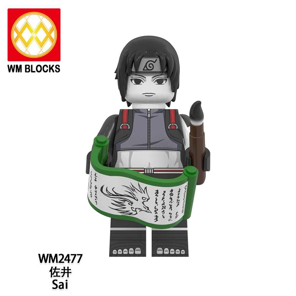 WM6153 lego Anime Naruto yamato sai Tenten mini figures juguetes mini toys building blocks sets Toys for kids