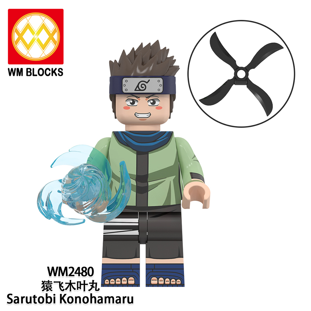 WM6153 lego Anime Naruto yamato sai Tenten mini figures juguetes mini toys building blocks sets Toys for kids