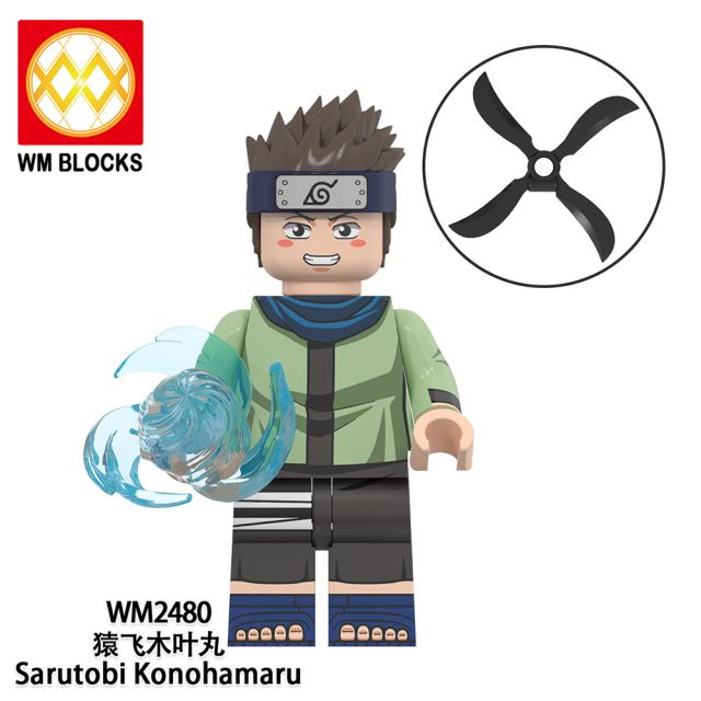 WM6153 lego Anime Naruto yamato sai Tenten mini figures juguetes mini toys building blocks sets Toys for kids