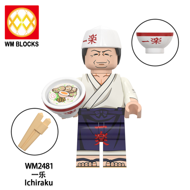 WM6153 lego Anime Naruto yamato sai Tenten mini figures juguetes mini toys building blocks sets Toys for kids