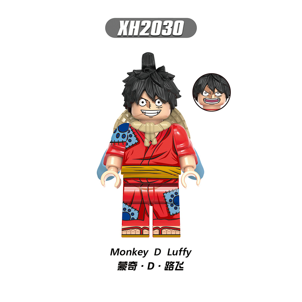 X0352 Japanese Manga ONE PIECE Monkey D. Luffy Nami Yamato Figure Series Gifts Puzzle Creation DIY Juguetes Building Block Sets Educational Anime Kids Toys