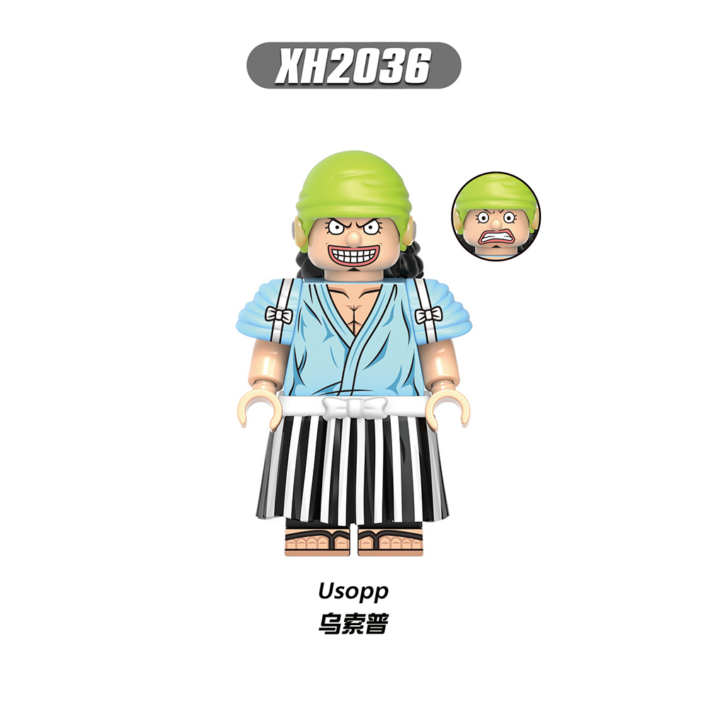 X0352 Japanese Manga ONE PIECE Monkey D. Luffy Nami Yamato Figure Series Gifts Puzzle Creation DIY Juguetes Building Block Sets Educational Anime Kids Toys