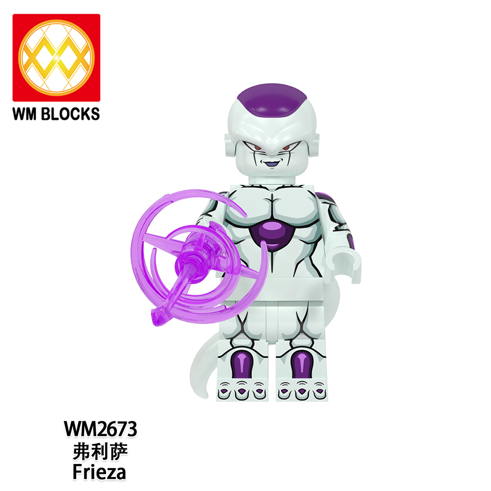WM6177 lego Anime Dragon Ball goku Vegeta piccolo birusu broli buu mini figures juguetes mini toys building blocks sets Toys for kids