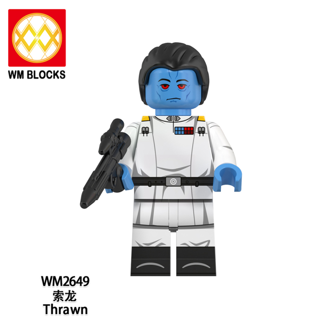 WM6174 lego Star wars Ahsoka tano guard thrawn thrawn mini figures juguetes mini toys building blocks sets Toys for kids