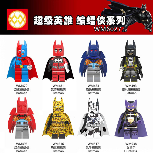 WM6027 DC superhero Batman mini figures juguetes mini toys building blocks sets Toys for kids