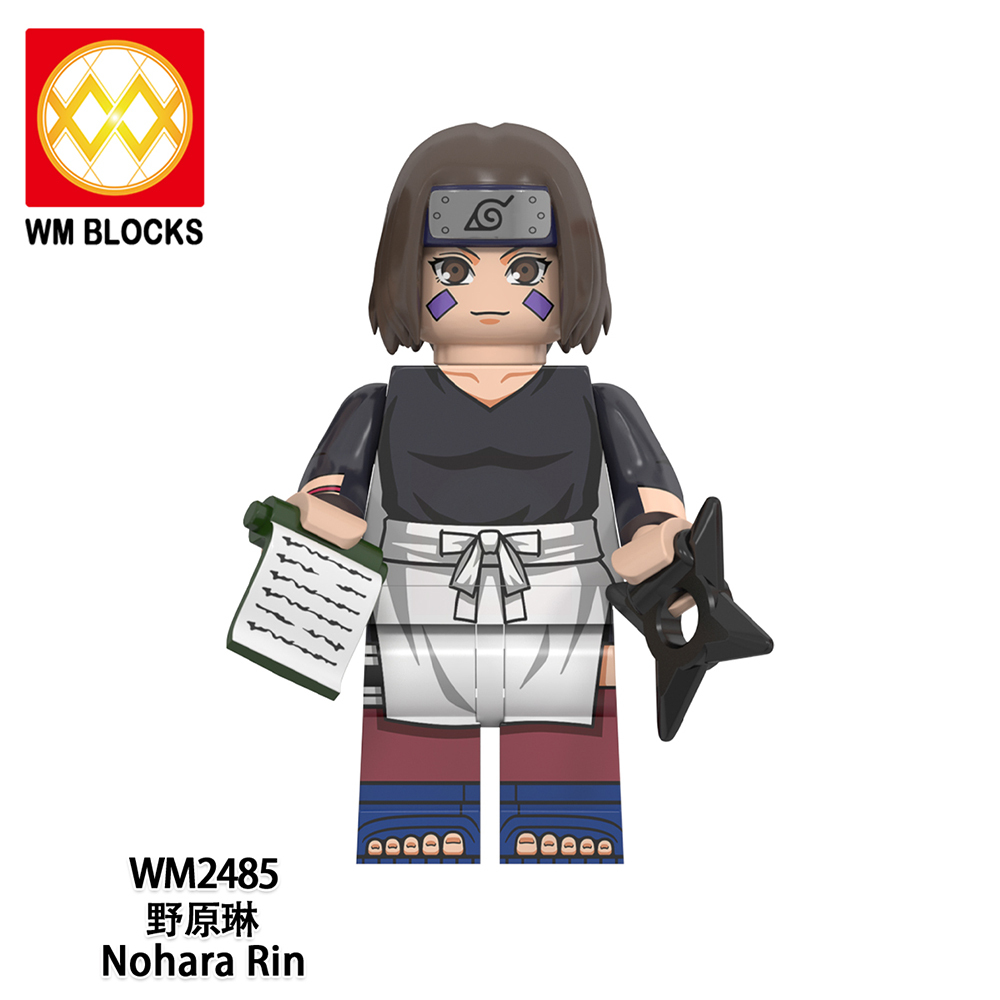 WM6154 lego Anime Naruto Yakushi kabuto Hozuki gengetsu Tenten mini figures juguetes mini toys building blocks sets Toys for kids
