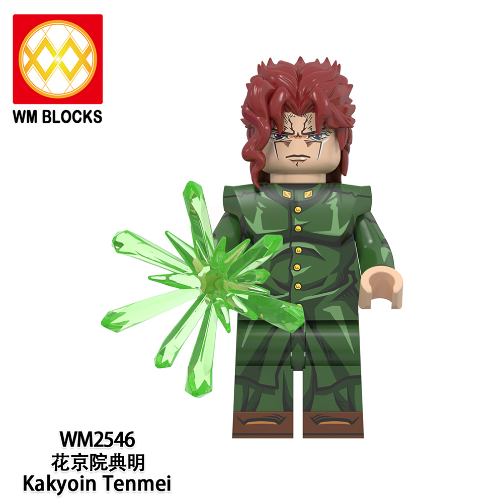WM6161 lego Anime JoJo's Bizarre Adventure Kujo jotaro mini figures juguetes mini toys building blocks sets Toys for kids