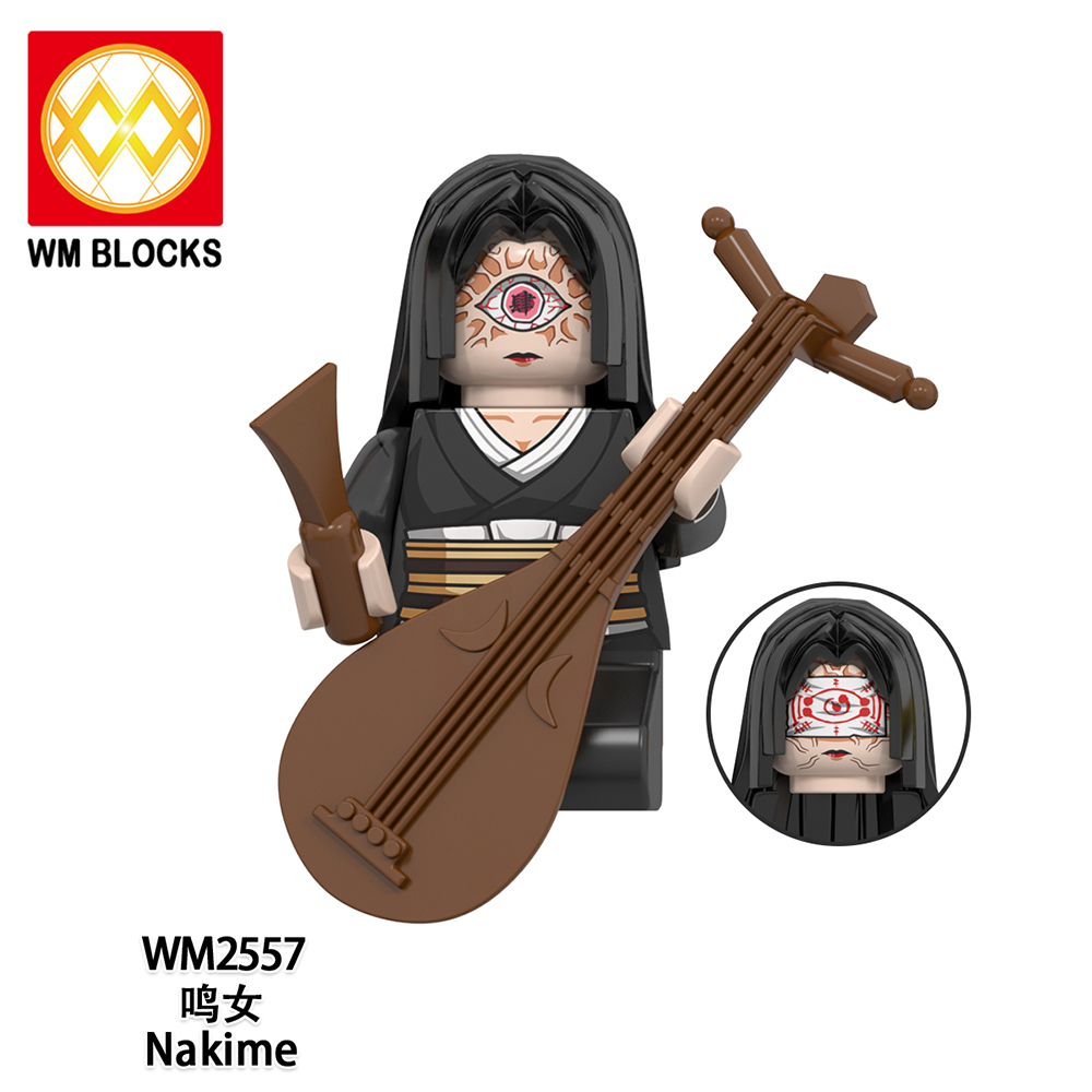 WM6163 lego Anime Demon Slayer kamado tanjirou Hantengu mini figures juguetes mini toys building blocks sets Toys for kids