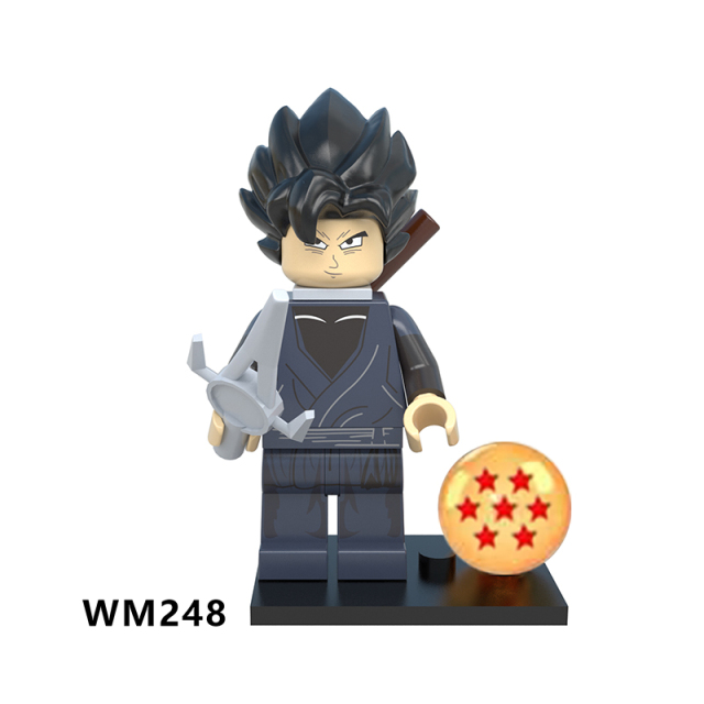 WM6032 Anime Dragon Ball goku Vegeta piccolo birusu broli buu mini figures juguetes mini toys building blocks sets Toys for kids