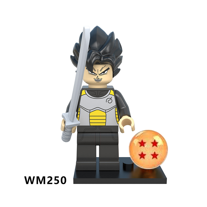 WM6032 Anime Dragon Ball goku Vegeta piccolo birusu broli buu mini figures juguetes mini toys building blocks sets Toys for kids