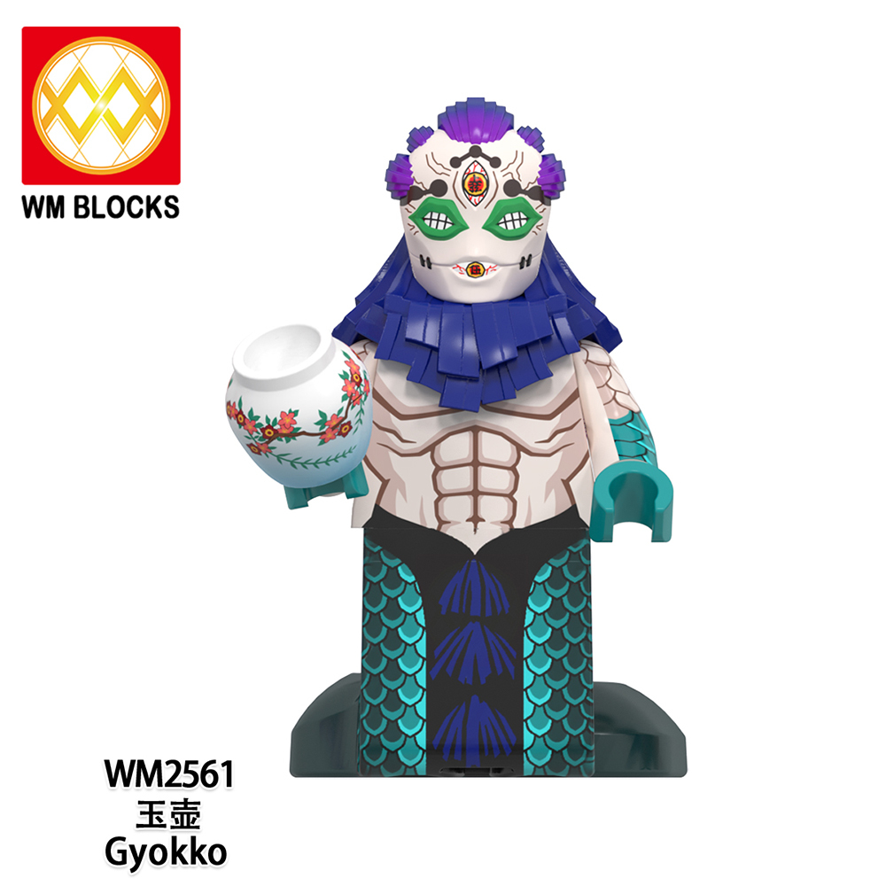 WM6163 lego Anime Demon Slayer kamado tanjirou Hantengu mini figures juguetes mini toys building blocks sets Toys for kids