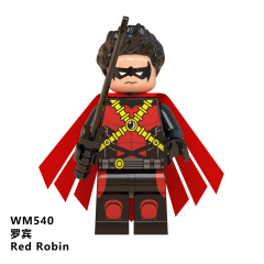 WM6038 DC superhero Batman Robin eradicator wild dog nightcrawler mini figures juguetes mini toys building blocks sets Toys for kids