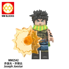 WM6161 lego Anime JoJo's Bizarre Adventure Kujo jotaro mini figures juguetes mini toys building blocks sets Toys for kids
