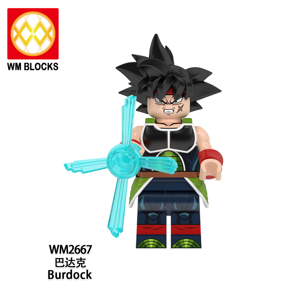 WM6177 lego Anime Dragon Ball goku Vegeta piccolo birusu broli buu mini figures juguetes mini toys building blocks sets Toys for kids