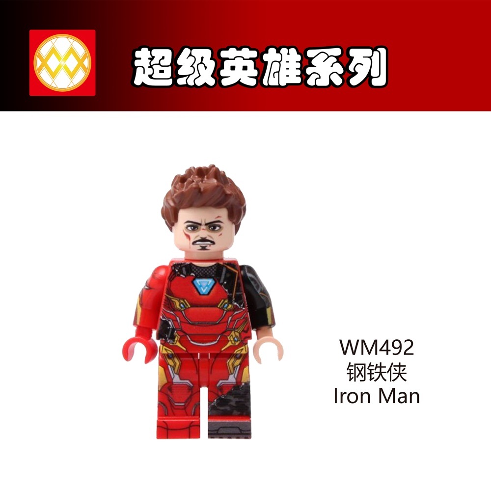 WM6028 DC superhero Batman Iron man nightcrawler mini figures juguetes mini toys building blocks sets Toys for kids