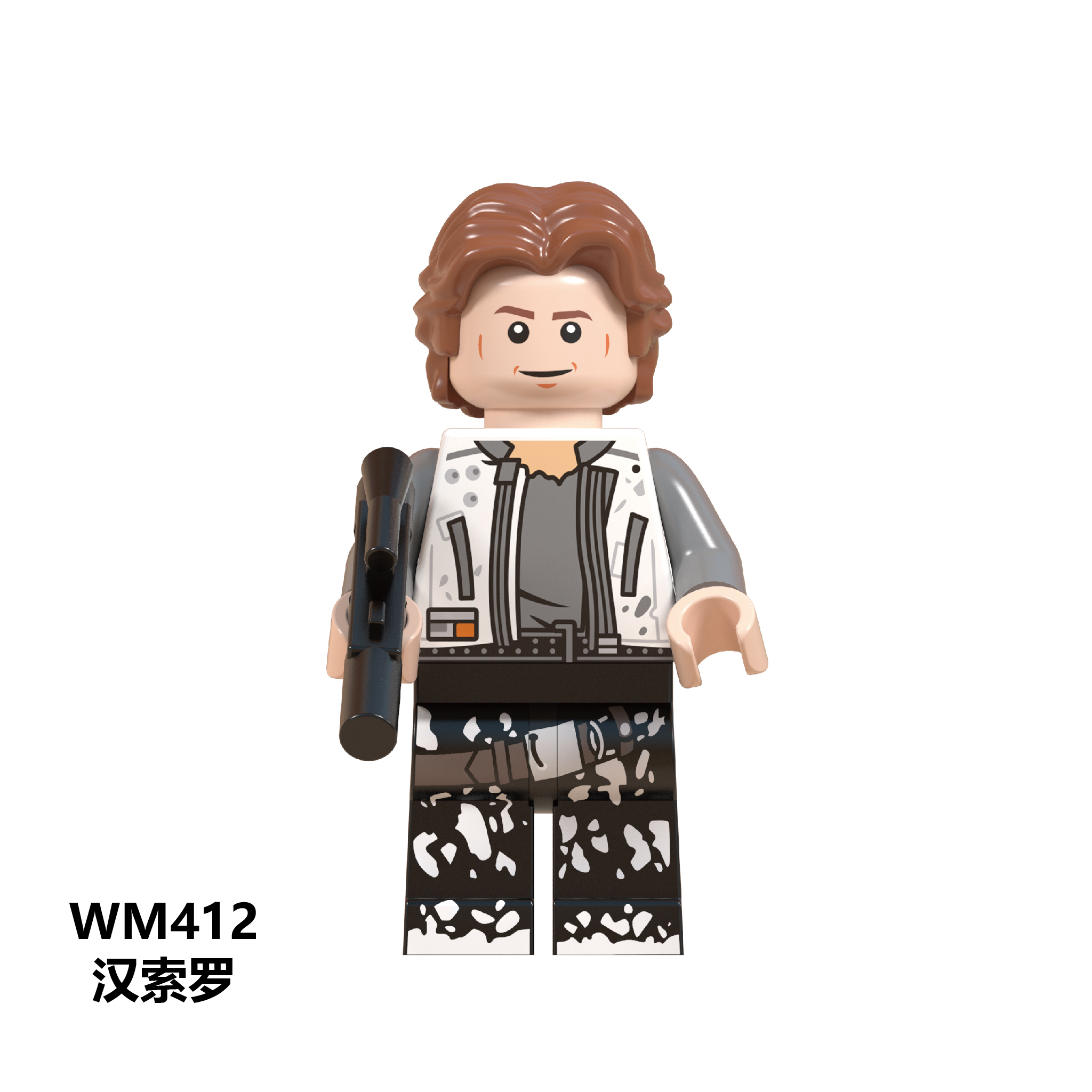 WM6039 Star wars Hansolo Luke Lucas mini figures juguetes mini toys building blocks sets Toys for kids