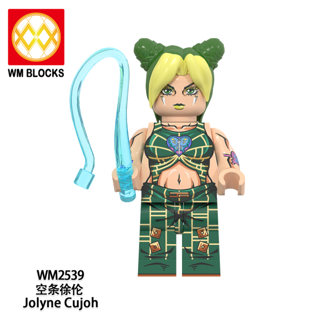 WM6160 lego Anime JoJo's Bizarre Adventure Kujo jotaro mini figures juguetes mini toys building blocks sets Toys for kids