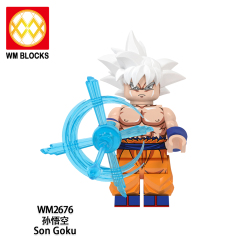 WM6178 lego Anime Dragon Ball goku Vegeta piccolo birusu broli buu mini figures juguetes mini toys building blocks sets Toys for kids