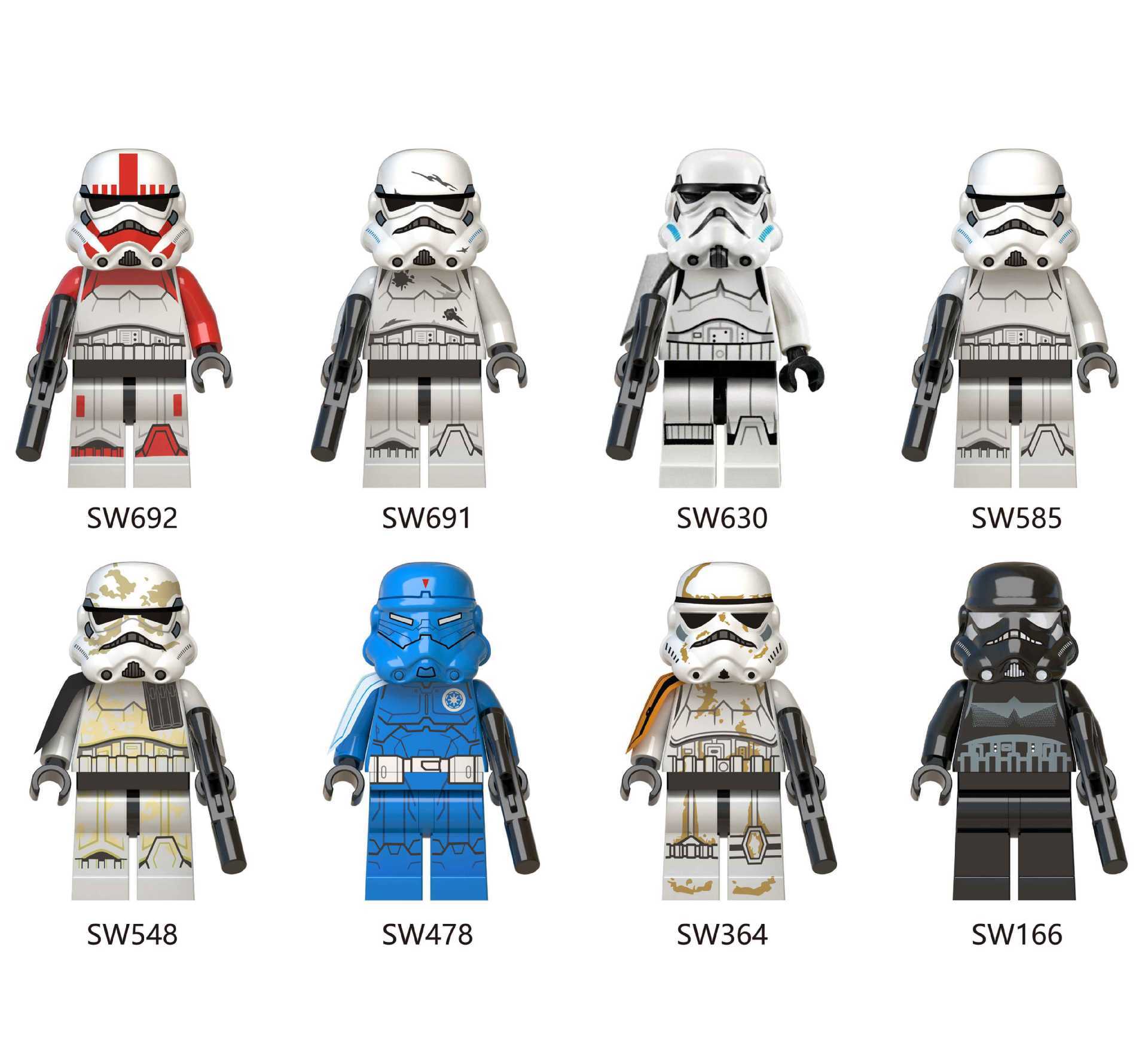 WM6037 Star wars Stormtrooper guard thrawn thrawn mini figures juguetes mini toys building blocks sets Toys for kids