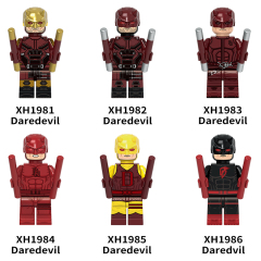 X0346 Marvel Comics Superhero Character Daredevil Flying Blind Minifigs Juguetes Plastic Building Block Set Children Toys