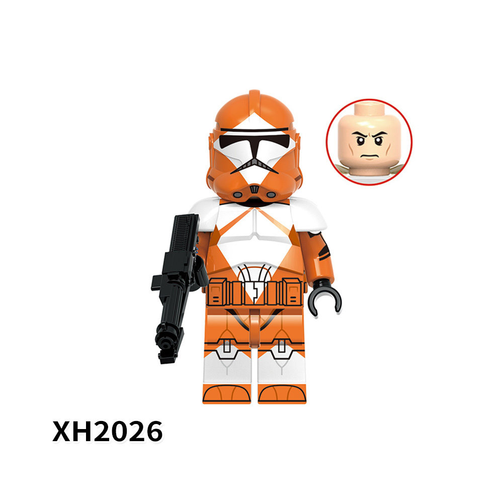 X0351 Star Wars Movies Clone Trooper Kamino Captain 501th Jet Trooper Children Gift Plastic Figures Building Block Bricks Toys