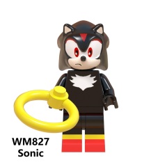 WM6043 Sonic The Hedgehog shadow knuckles minifigures juguetes mini toys building blocks sets Toys for kids