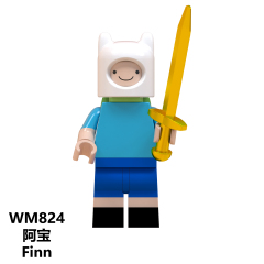 WM6049 Disney Stitch ET Angie Gizmo Stay puft Finn Stripe minifigures juguetes mini toys building blocks sets Toys for kids