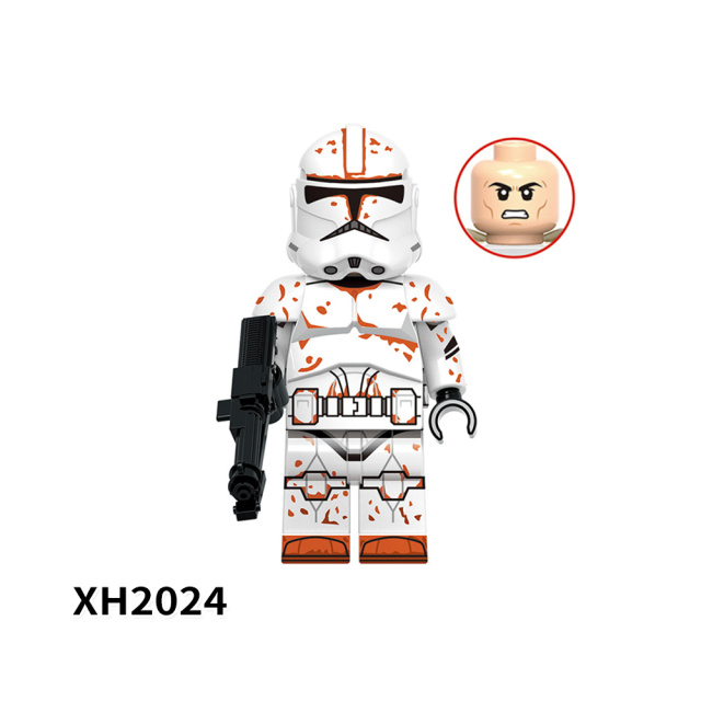 X0351 Star Wars Movies Clone Trooper Kamino Captain 501th Jet Trooper Children Gift Plastic Figures Building Block Bricks Toys