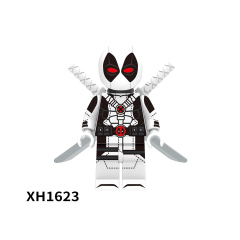X0302 Marvel Comics Superhero Character Yellow Blue White Deadpool Gwenpool Juguetes Plastic Building Block Set Children Toys