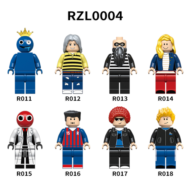 RZL0004 Game Series Character Rainbow Friends Mini Figures Juguetes Educational Building Blocks Gift Toys For Children