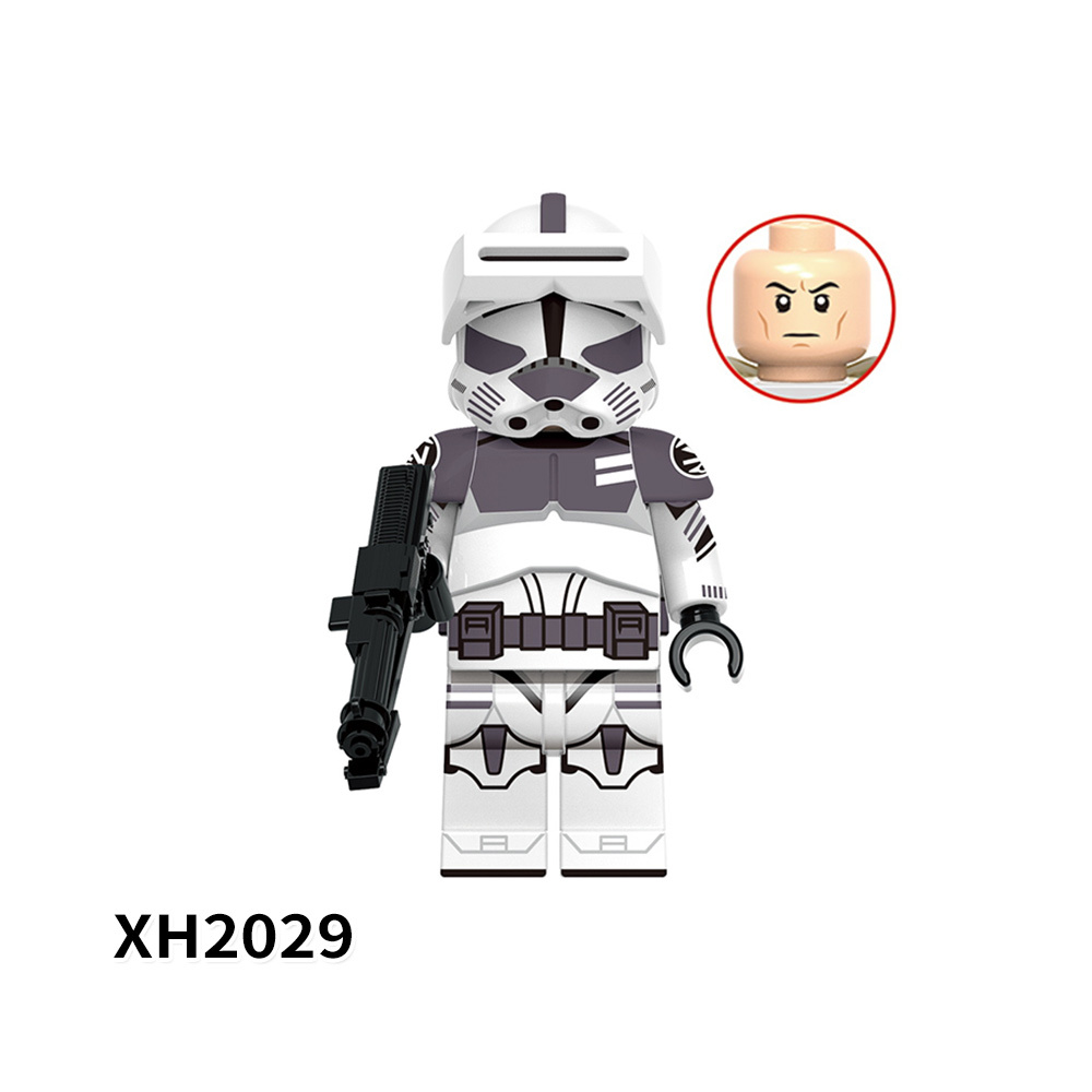 X0351 Star Wars Movies Clone Trooper Kamino Captain 501th Jet Trooper Children Gift Plastic Figures Building Block Bricks Toys