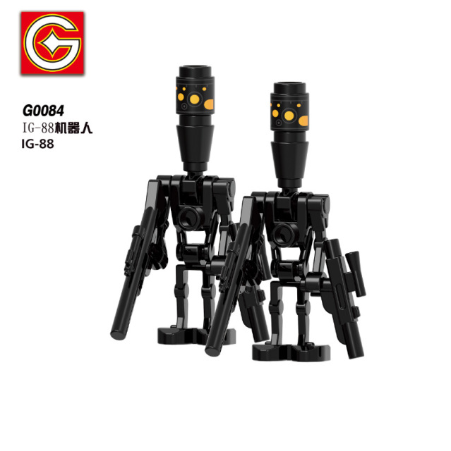 G0111 Star Wars Super Battle Droid IG-88 Minifigs Juguetes Children Gift Plastic Building Block Bricks Kids Toys
