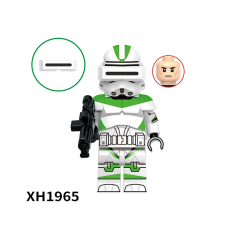 X0344 Star Wars Wolfpack Clone Trooper Comet Clone Trooper Minifigs Juguetes Children Gift Plastic Building Block Bricks Kids Toys