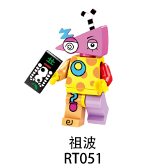 RT046-RT053 Game Series Character Digital Circus Pamni Kane Joker Kafmo Minifigs Gift Juguetes Building Blocks Children Educational Toys