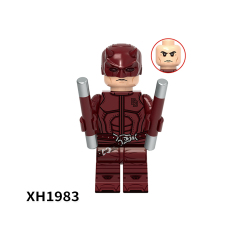 X0346 Marvel Comics Superhero Character Daredevil Flying Blind Minifigs Juguetes Plastic Building Block Set Children Toys