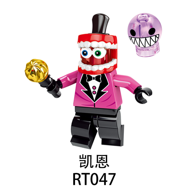 RT046-RT053 Game Series Character Digital Circus Pamni Kane Joker Kafmo Minifigs Gift Juguetes Building Blocks Children Educational Toys