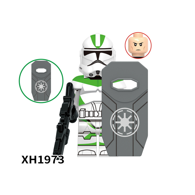 X0345 Star Wars Commander Doom Cody Anaxes Doom ARC Trooper Minifigs Juguetes Children Gift Plastic Building Block Bricks Kids Toys