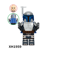 X0343 Star Wars Boba Fett Din Djarin Koska Reeves Cara Dune Minifigs Juguetes Building Blocks Educational Kids Toys
