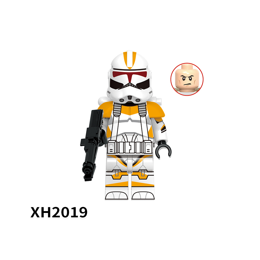 X0350 Star Wars Movies Commander Ganch Trooper Seven Captain Alpha Children Gift Plastic Figures Building Block Bricks Kids Toys