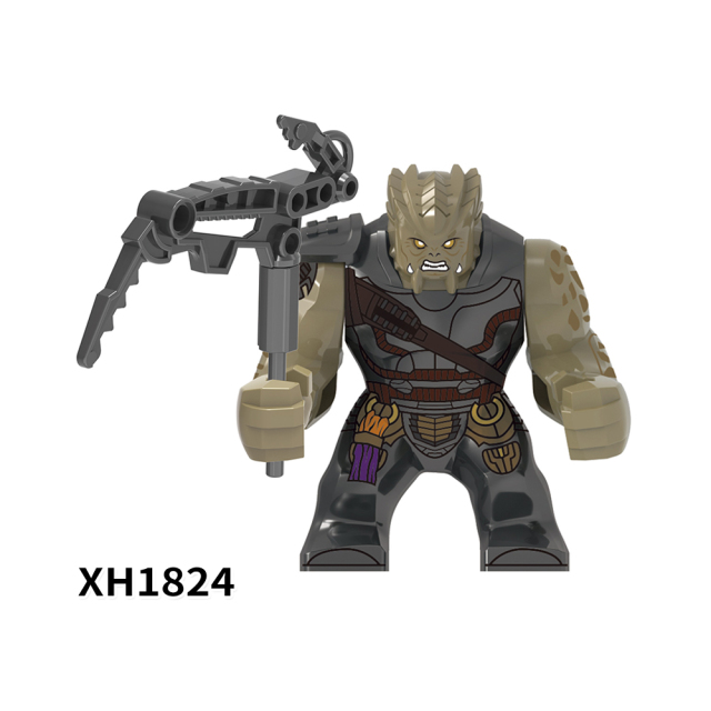 XH1824  Movie Marvel Comics Super Heroes Character Big Figures Black Dwarf  Cull Obsidian Action Minifigs Building Blocks Kids Toys