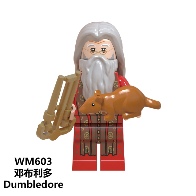 WM6047 Harry Potter Queenie dumbledore Ron Oliver Bole dobby mini figures juguetes mini toys building blocks sets Toys for kids