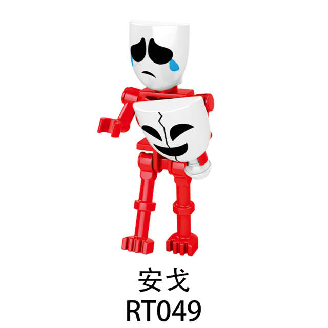 RT046-RT053 Game Series Character Digital Circus Pamni Kane Joker Kafmo Minifigs Gift Juguetes Building Blocks Children Educational Toys