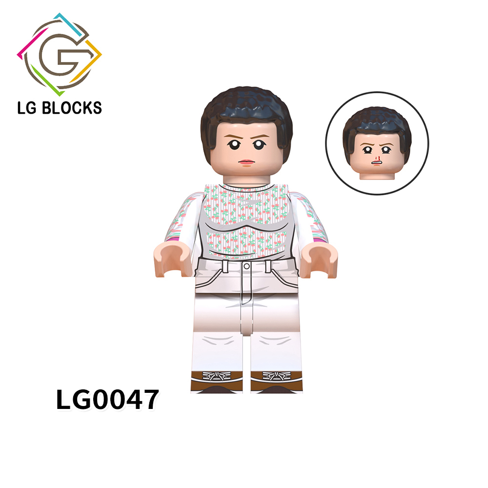 LG1007 Stranger Things Season 4 Cartoon Movie Horror TV Series Eleven Mike Dustin Eddie Vecna Brenner Max Plastic Minifigures Legoing Building Blcoks Kids Gift Toys