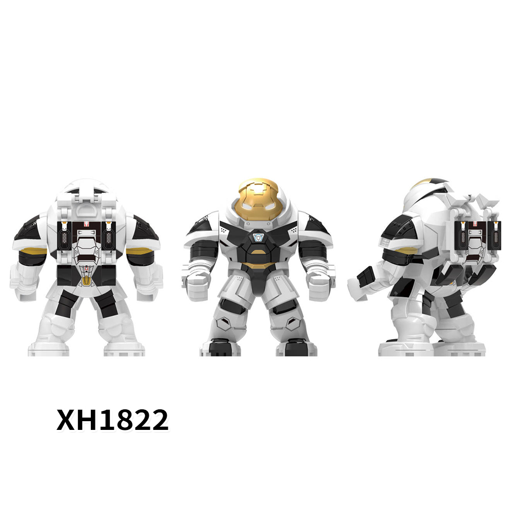 XH1822  Movie Marvel Comics Super Heroes Character Big Figures MK39 Hulkbuster The Hulk Action Minifigs Children Gift Building Blocks Kids Toys