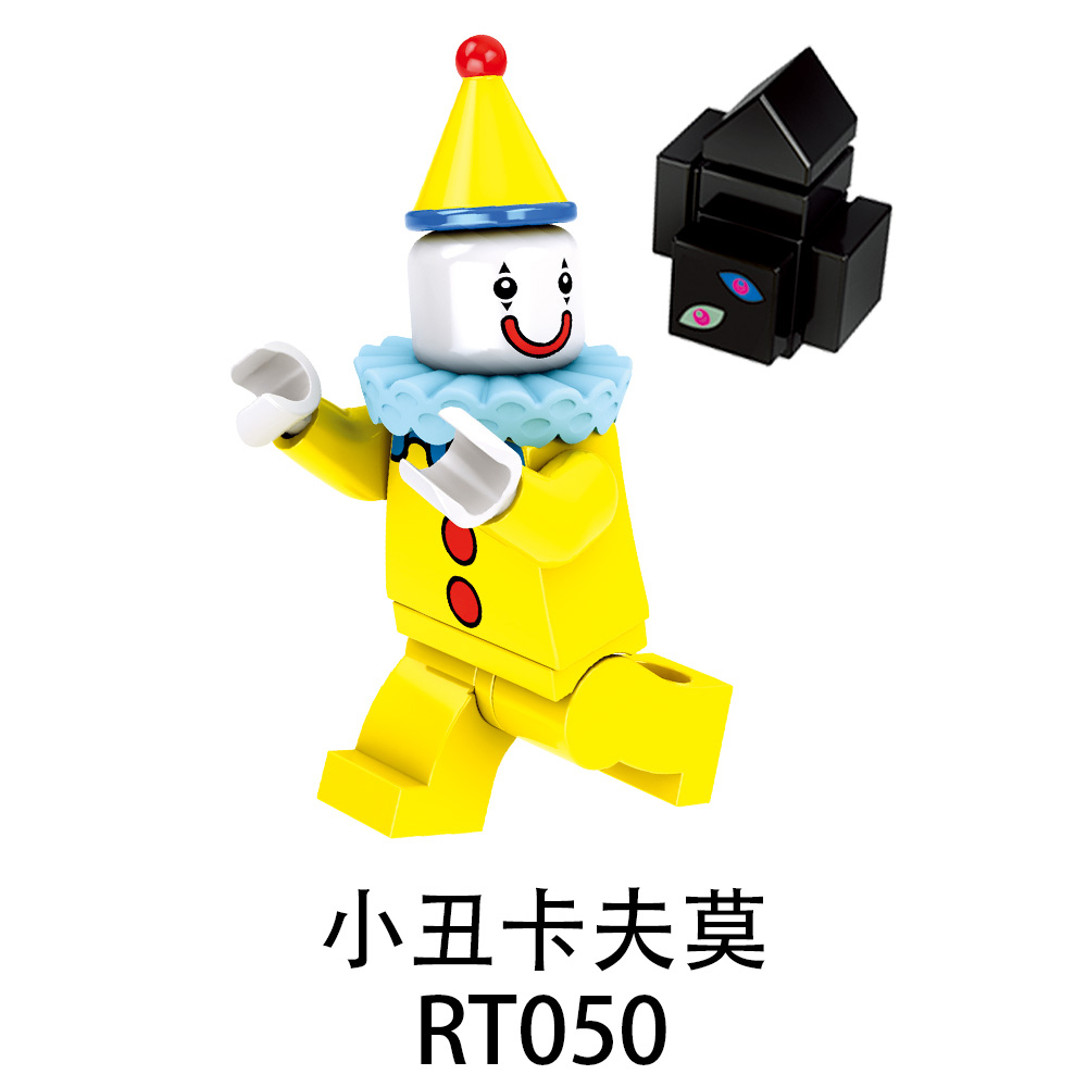 RT046-RT053 Game Series Character Digital Circus Pamni Kane Joker Kafmo Minifigs Gift Juguetes Building Blocks Children Educational Toys