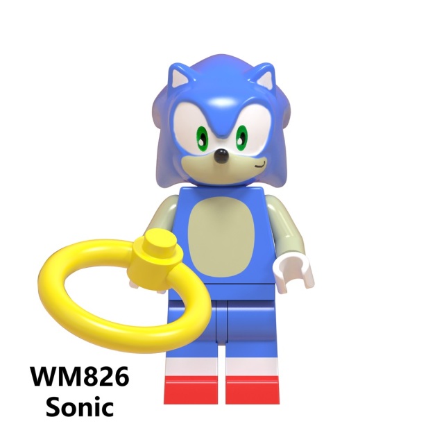 WM6043 Sonic The Hedgehog shadow knuckles minifigures juguetes mini toys building blocks sets Toys for kids