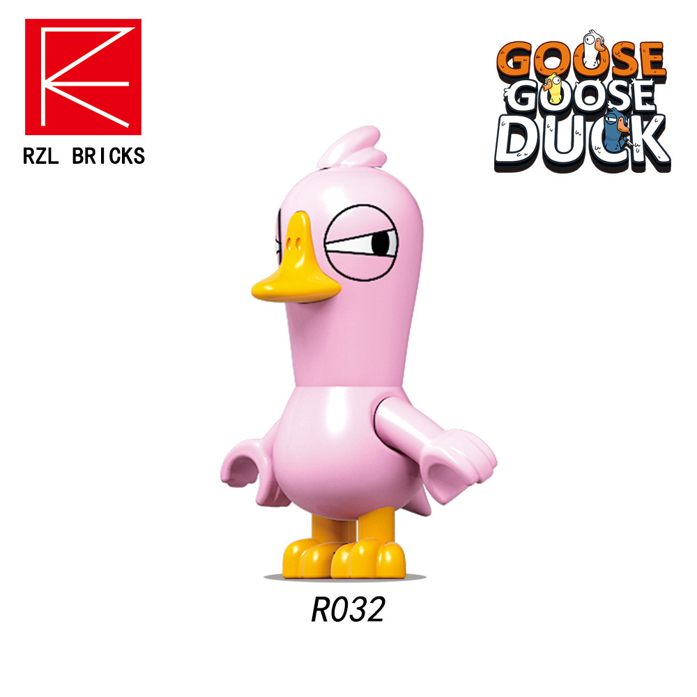 RZL0006 Game Series Character Goose Goose Duck MiniFigs Juguetes Gift Building Blocks Children Educational Kids Toys