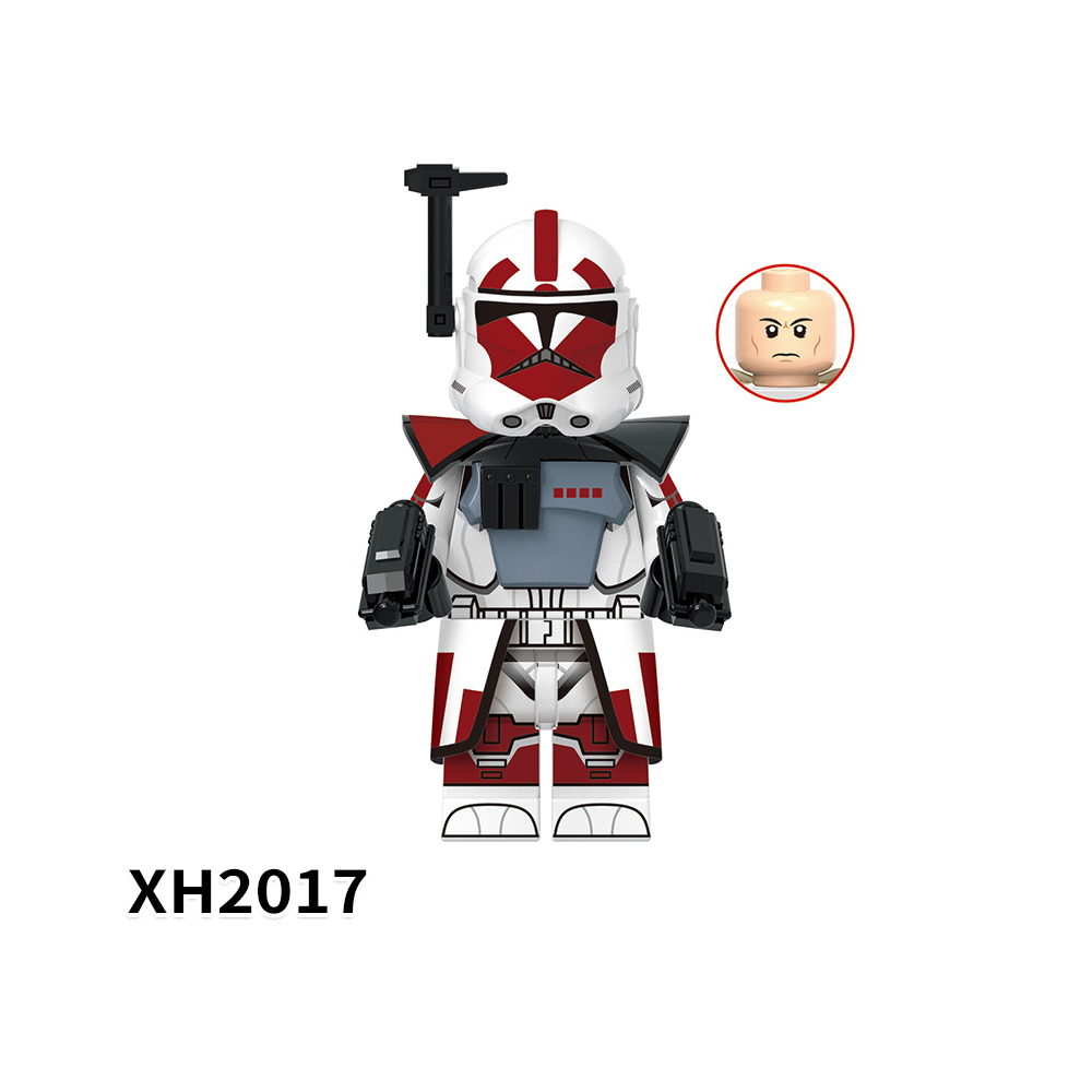 X0350 Star Wars Movies Commander Ganch Trooper Seven Captain Alpha Children Gift Plastic Figures Building Block Bricks Kids Toys