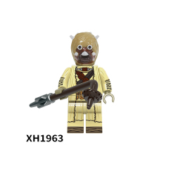 X0343 Star Wars Boba Fett Din Djarin Koska Reeves Cara Dune Minifigs Juguetes Building Blocks Educational Kids Toys